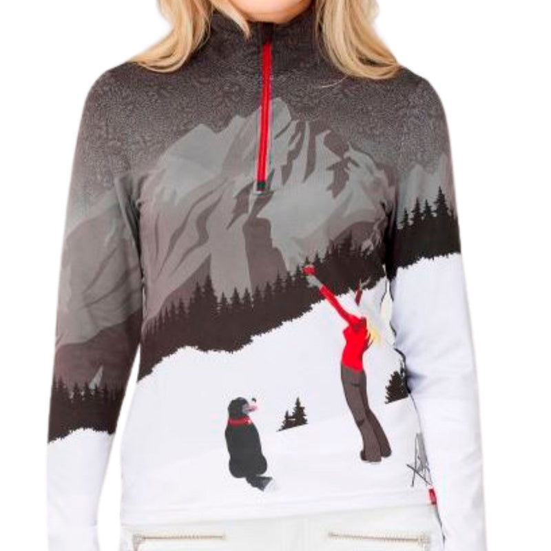 Krimson Klover "Powder Hound" 1/4 Zip Base Layer